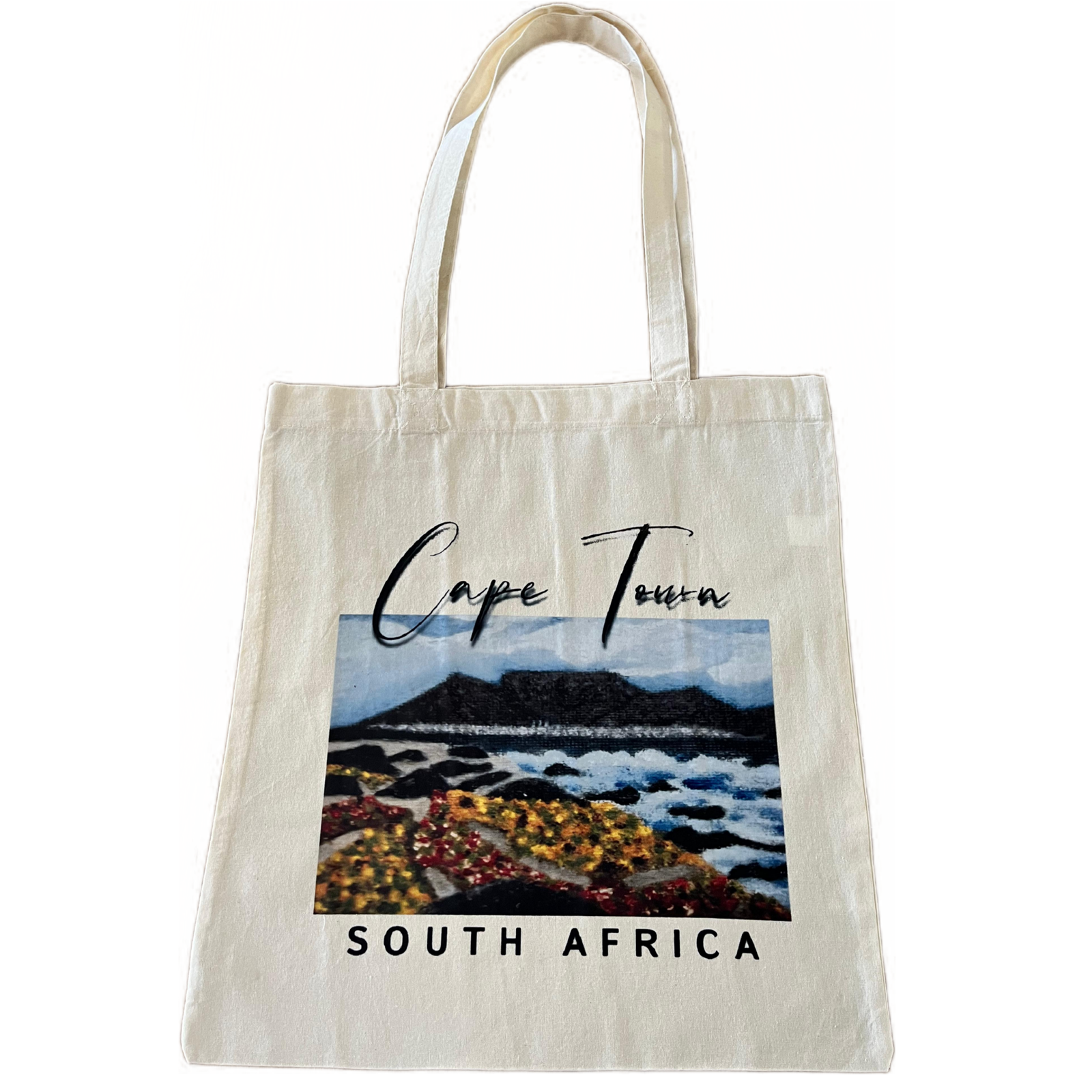 Cape Town, South Africa Tote Bag | Tabletop Serenity Art by René Tesner - product