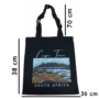 Product Size Chart - Black Tote Bag -Cape Town, South Africa - Artwork by René Tesner