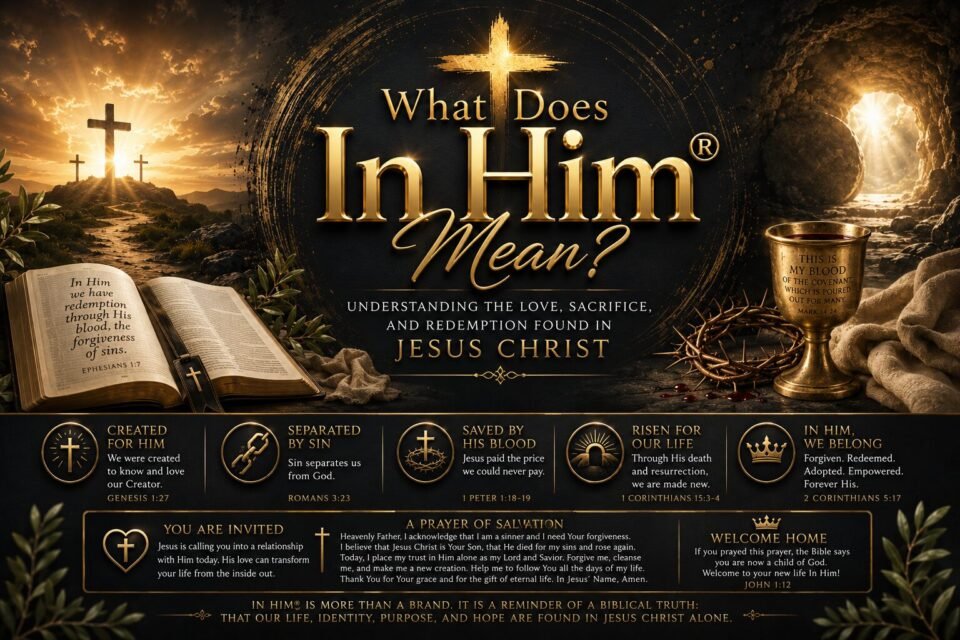 In HIm® Reflections Blog - What does In Him® mean - Informative and decorative