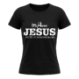 In-Him® White Signature Collection - Womans Classic T-Shirt - Black - Product