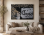 Lion of Judah - René Tesner Art - High Quality Print on Stretched Canvas - Lounge - Product (Decorative and Informative)