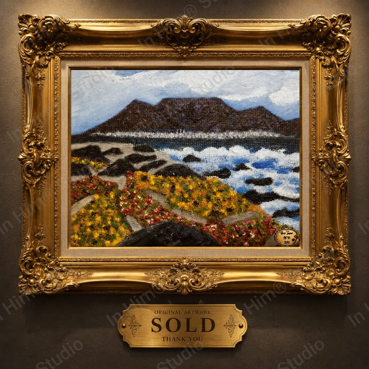 Tabletop Serenity - René Tesner Art© - In Him® Studio - Watermark Gallery Image (Informative and Decorative)