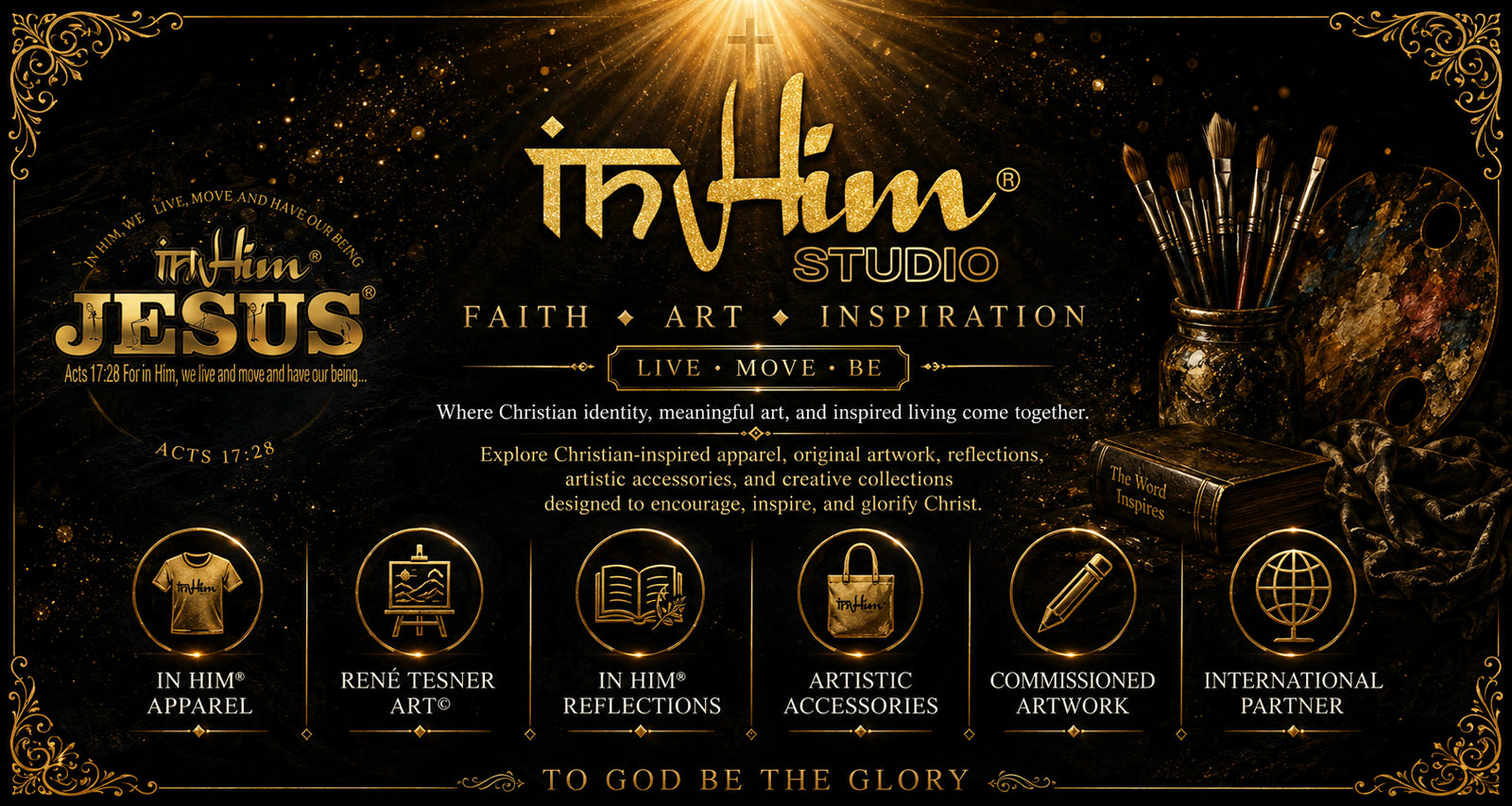 Welcome Page - In Him® Studio - Introduction (Informative and Decorative)