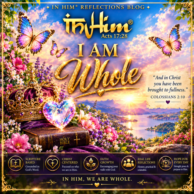 In Him® I am Whole - Colossians 2v10 (Informative and Decorative)