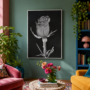 René Tesner Art | Rose of Sharon - High Quality Print on Stretched Canvas - Product with various sizes
