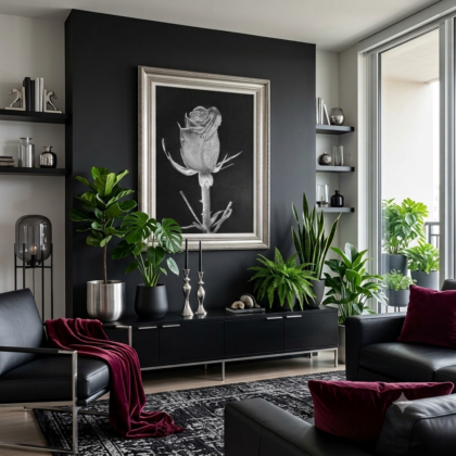 Rose of Sharon by René Tesner | High Quality Print on Stretched Canvas - Product with various sizes
