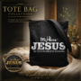 In Him White Signature Collection - Tote Bag - Black with white design - Product